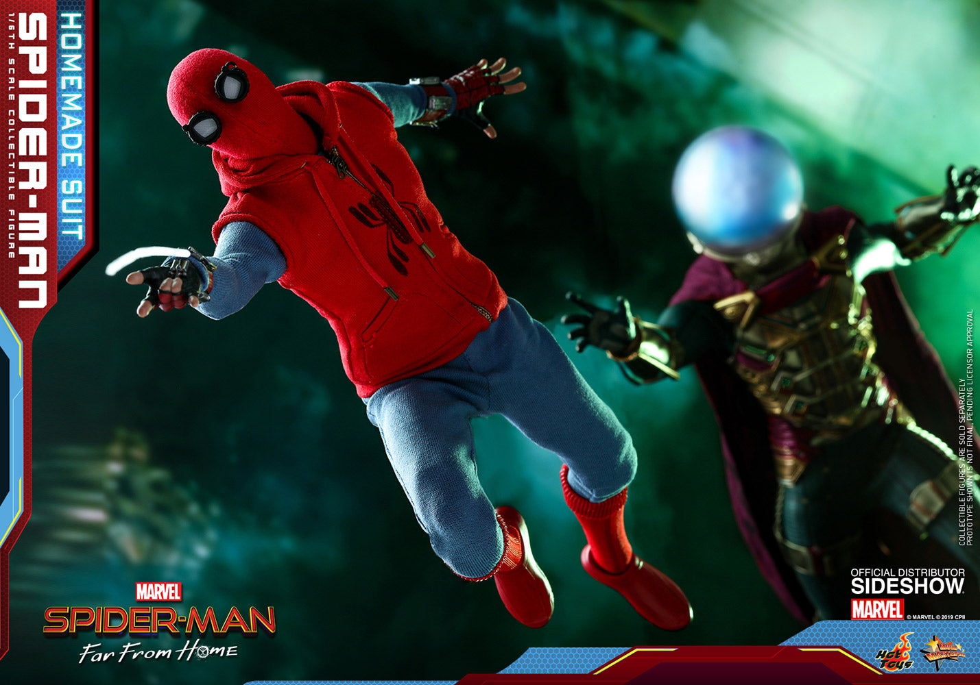 Spider-man Homemade Suit - Spider-man Far From Home - Sixth Scale Figure by Hot Toys