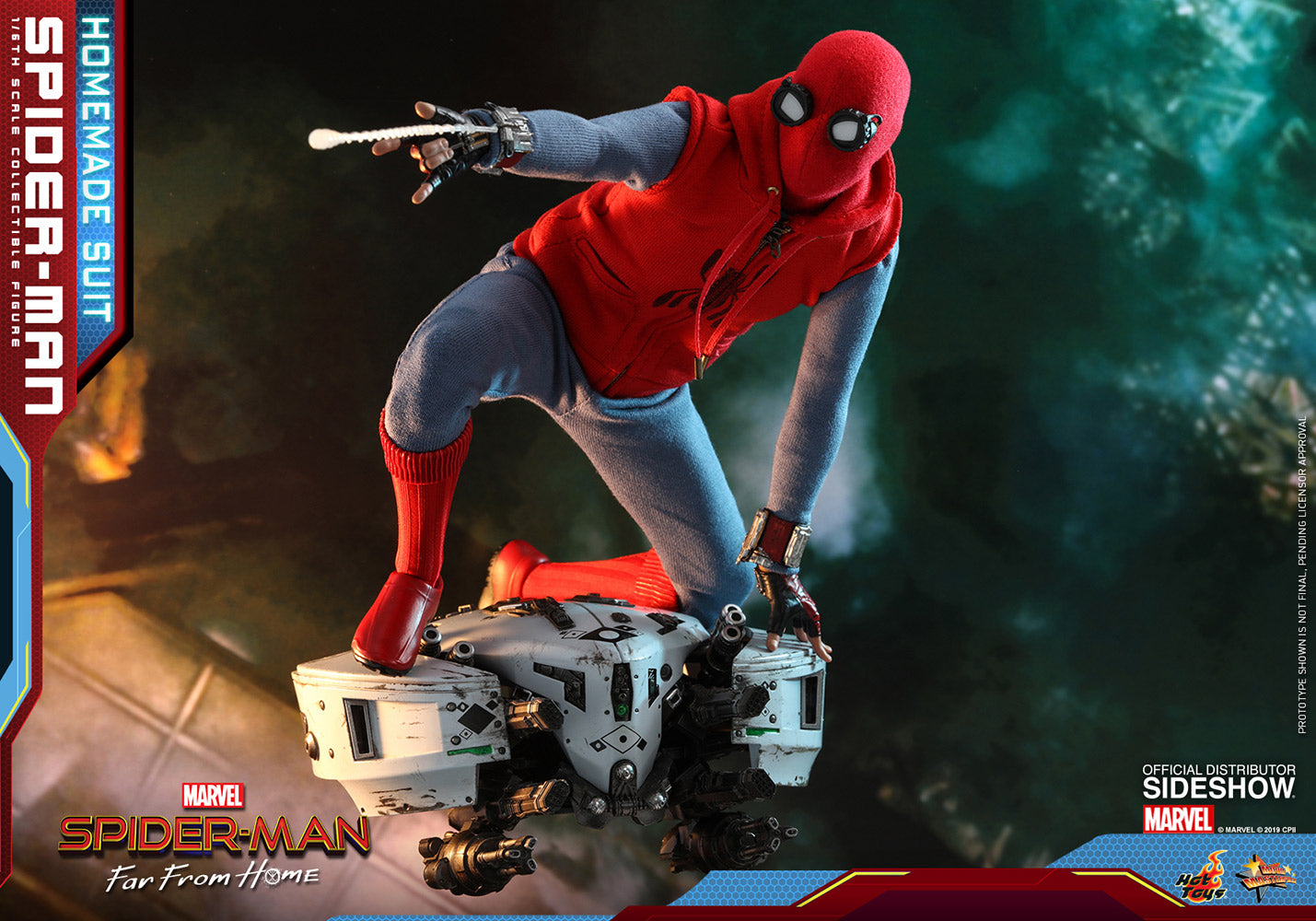 Spider-man Homemade Suit - Spider-man Far From Home - Sixth Scale Figure by Hot Toys
