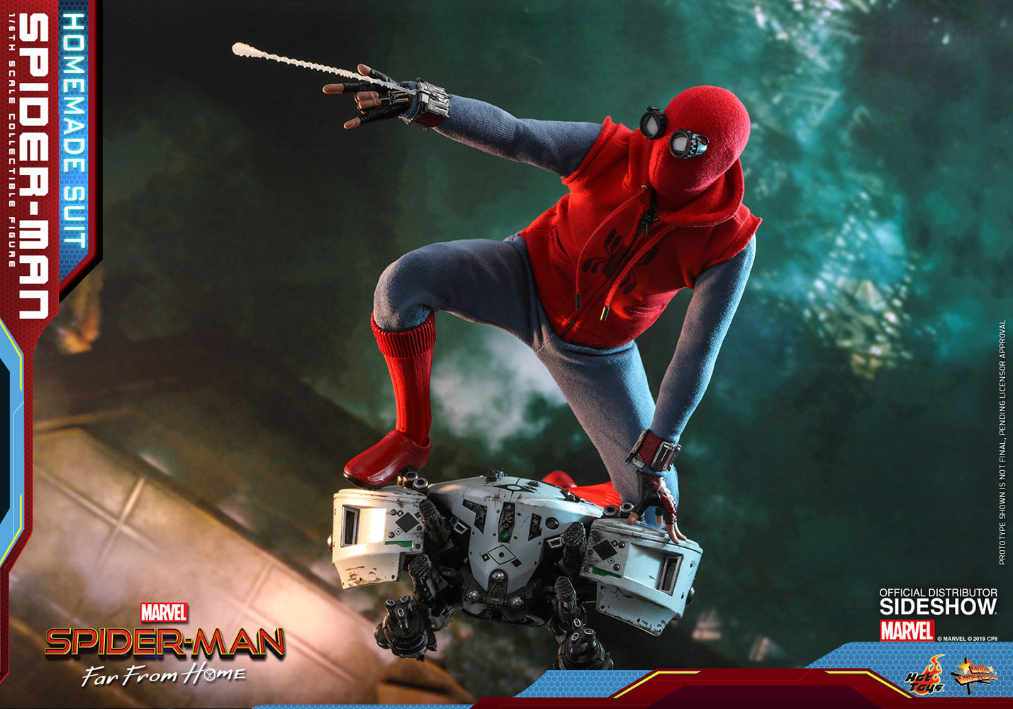 Spider-man Homemade Suit - Spider-man Far From Home - Sixth Scale Figure by Hot Toys