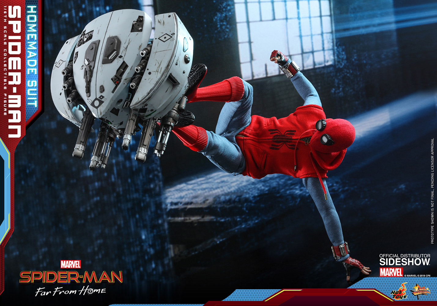 Spider-man Homemade Suit - Spider-man Far From Home - Sixth Scale Figure by Hot Toys