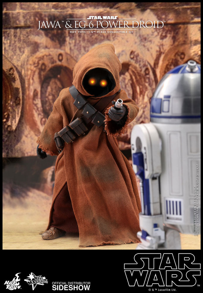 Jawa and EG-6 Droid - Star Wars Episode IV: A New Hope - Sixth Scale Figure Hot Toys