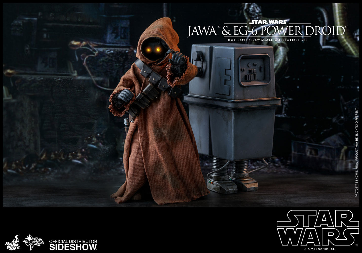 Jawa and EG-6 Droid - Star Wars Episode IV: A New Hope - Sixth Scale Figure Hot Toys