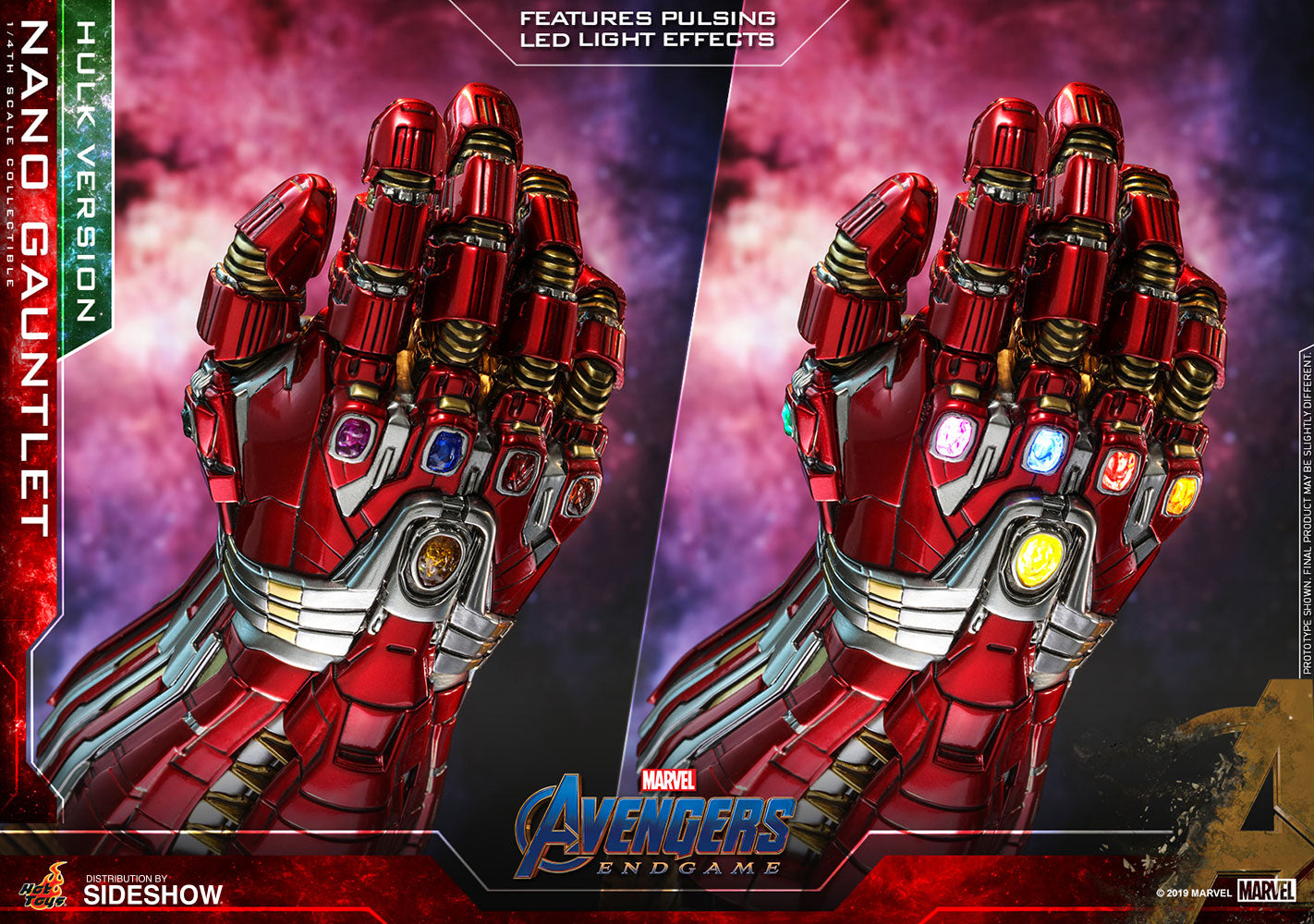 Nano Gauntlet (Hulk Version) Endgame 1/4 Figure (Hot Toys)