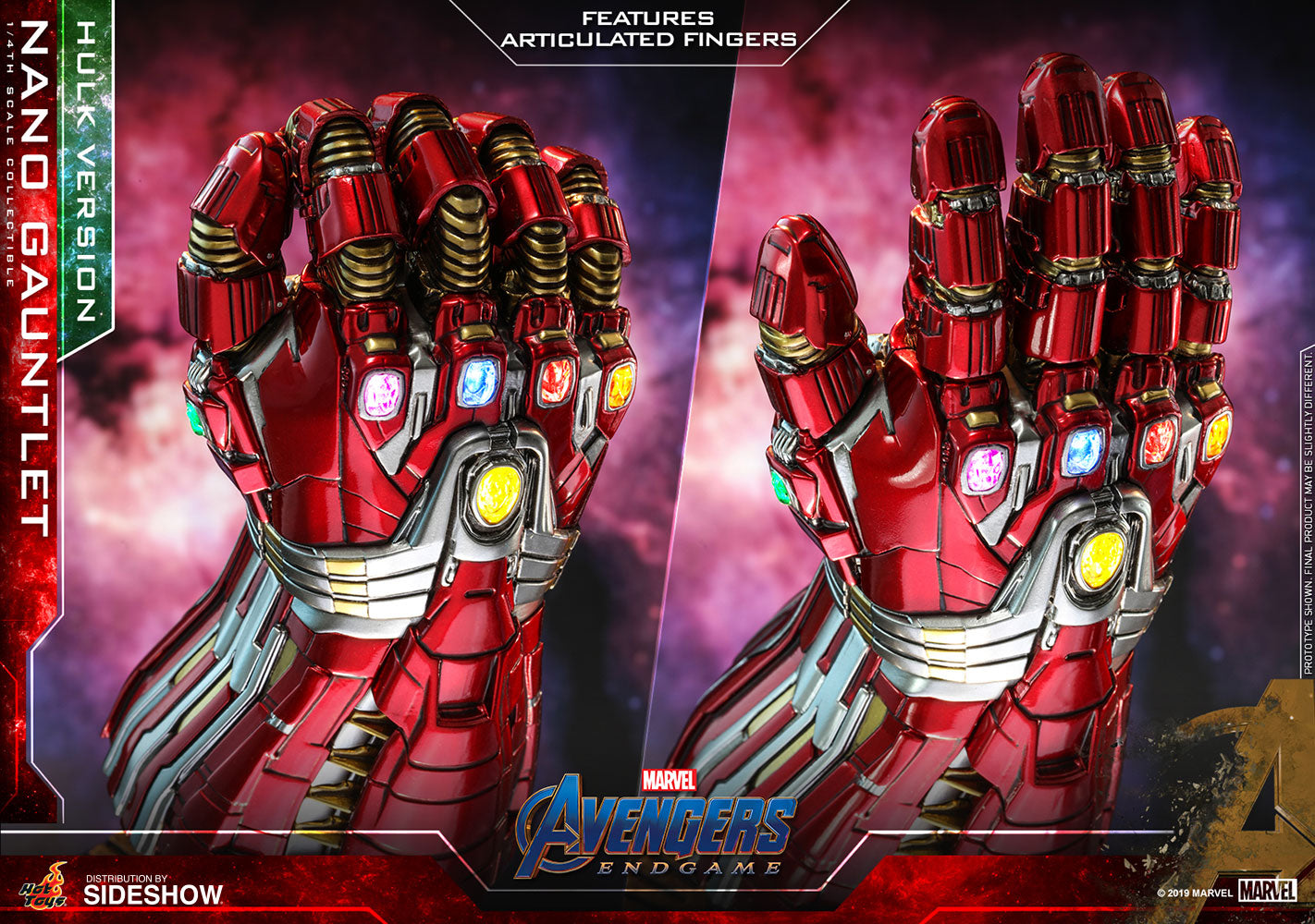 Nano Gauntlet (Hulk Version) Endgame 1/4 Figure (Hot Toys)