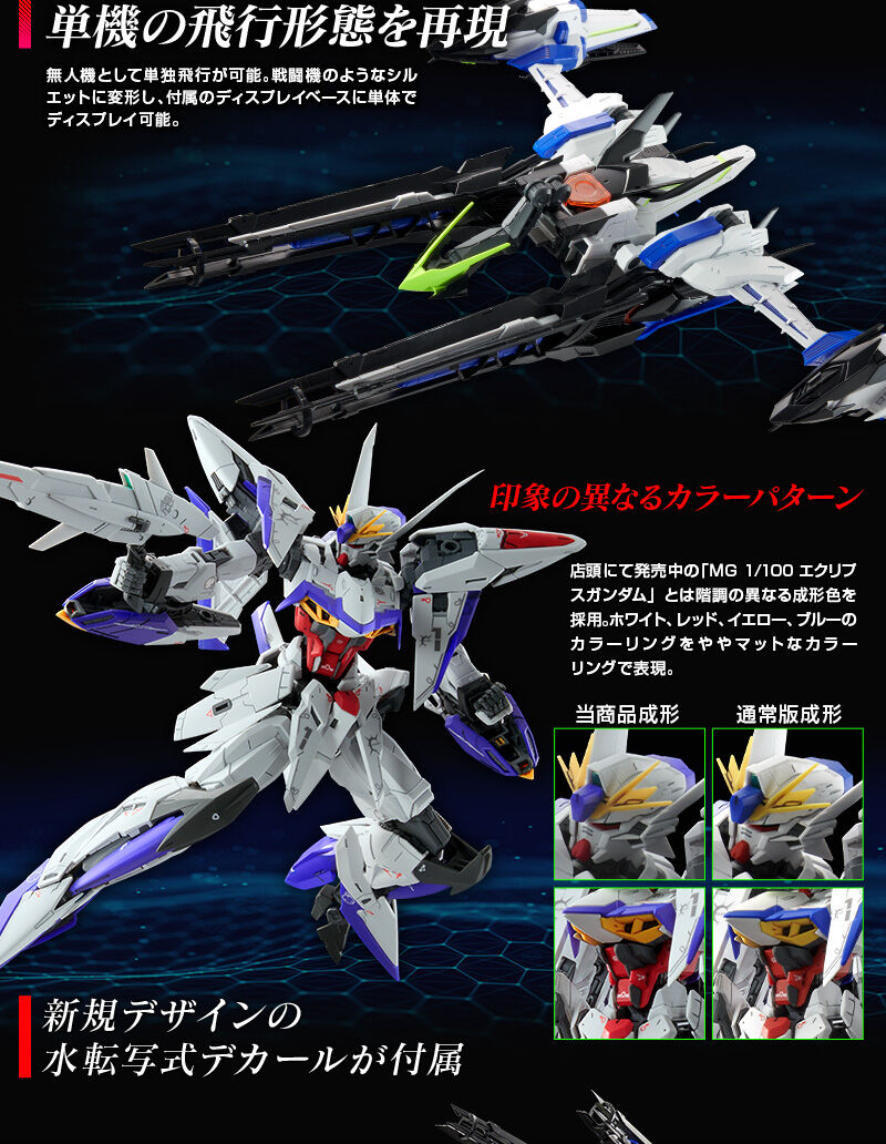 P-Bandai MG 1/100 ECLIPSE GUNDAM+RAIJIN STRIKER