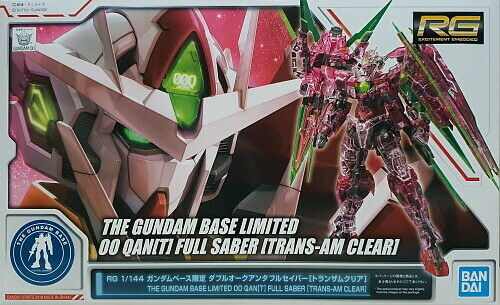 P-Bandai RG 1/144 Qan[T] Full Saber (Trans-Am Clear)