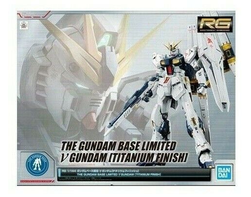 P-Bandai RG 1/144 Nu Gundam (Titanium Finish)