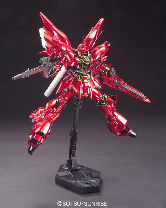 HG 1/144 MSN-06S Sinanju Titanium Finish