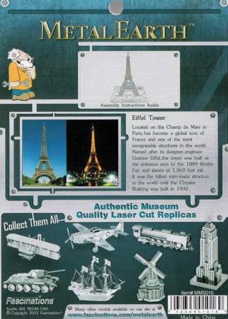 Eiffel Tower 3D Laser Cut Model