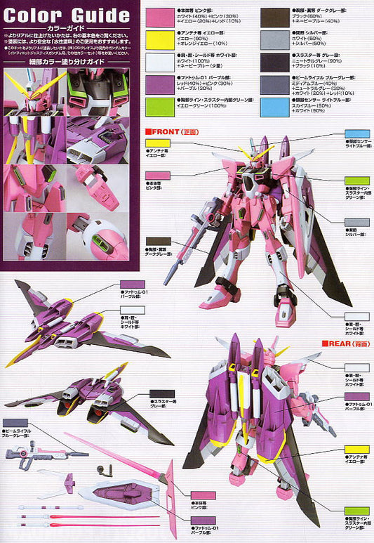 NG 1/100 Infinite Justice Gundam