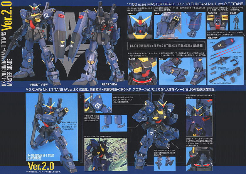 MG 1/100 Gundam Mk-II Ver. 2.0 Titans