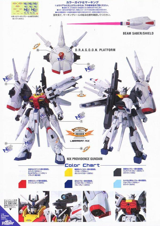 NG 1/100 Nix Providence Gundam