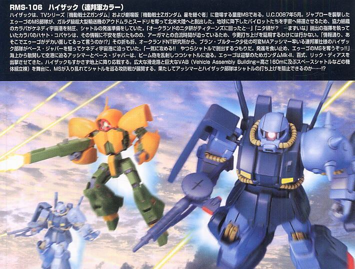 HGUC 1/144 #055 RMS-106 Hi-Zack (Earth Federation)