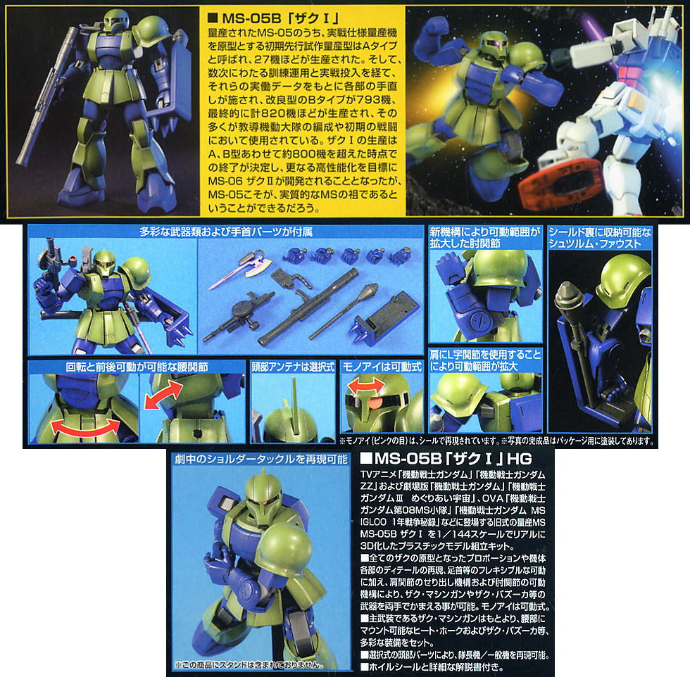 HGUC 1/144 #64 Zaku I
