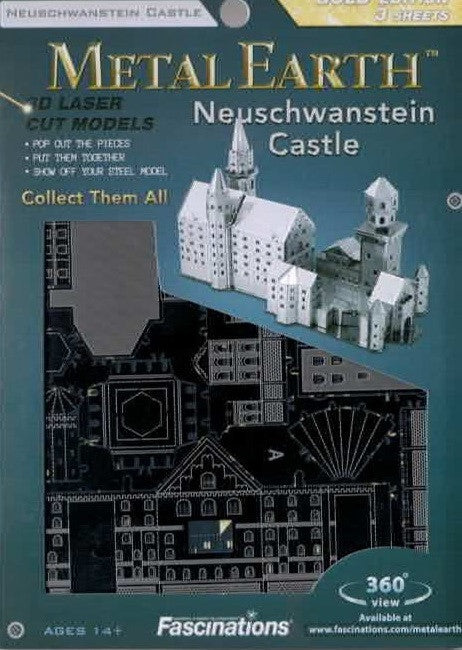 Neuschwanstein Castle 3D Laser Cut Model