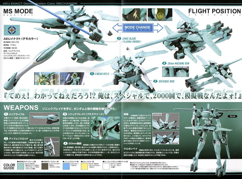 HG 1/144 AEU Enact Demonstration Color