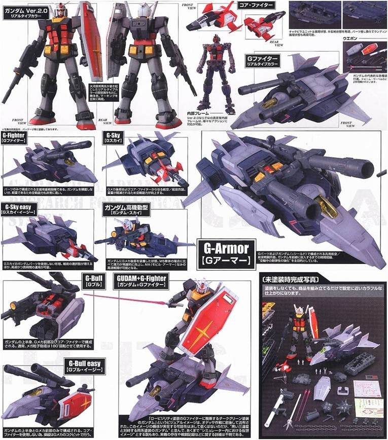 MG 1/100 G-Armor RX-78 Gundam & G-Fighter Real Type Color – R4LUS