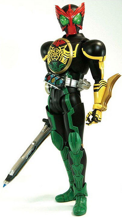 Tatoba Combo Kamen Rider 000 1/8 MG Figure-Rise