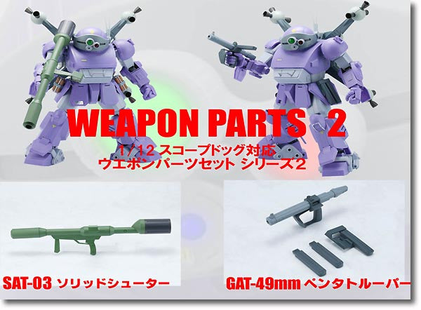 Weapons for Scopedog Series 2 1/12 Scale