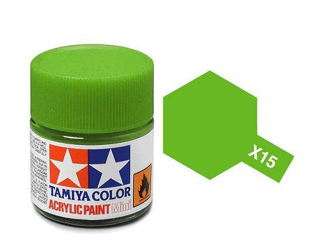 Tamiya Color Acrylic Paint Mini Bottle X-15 Light Green