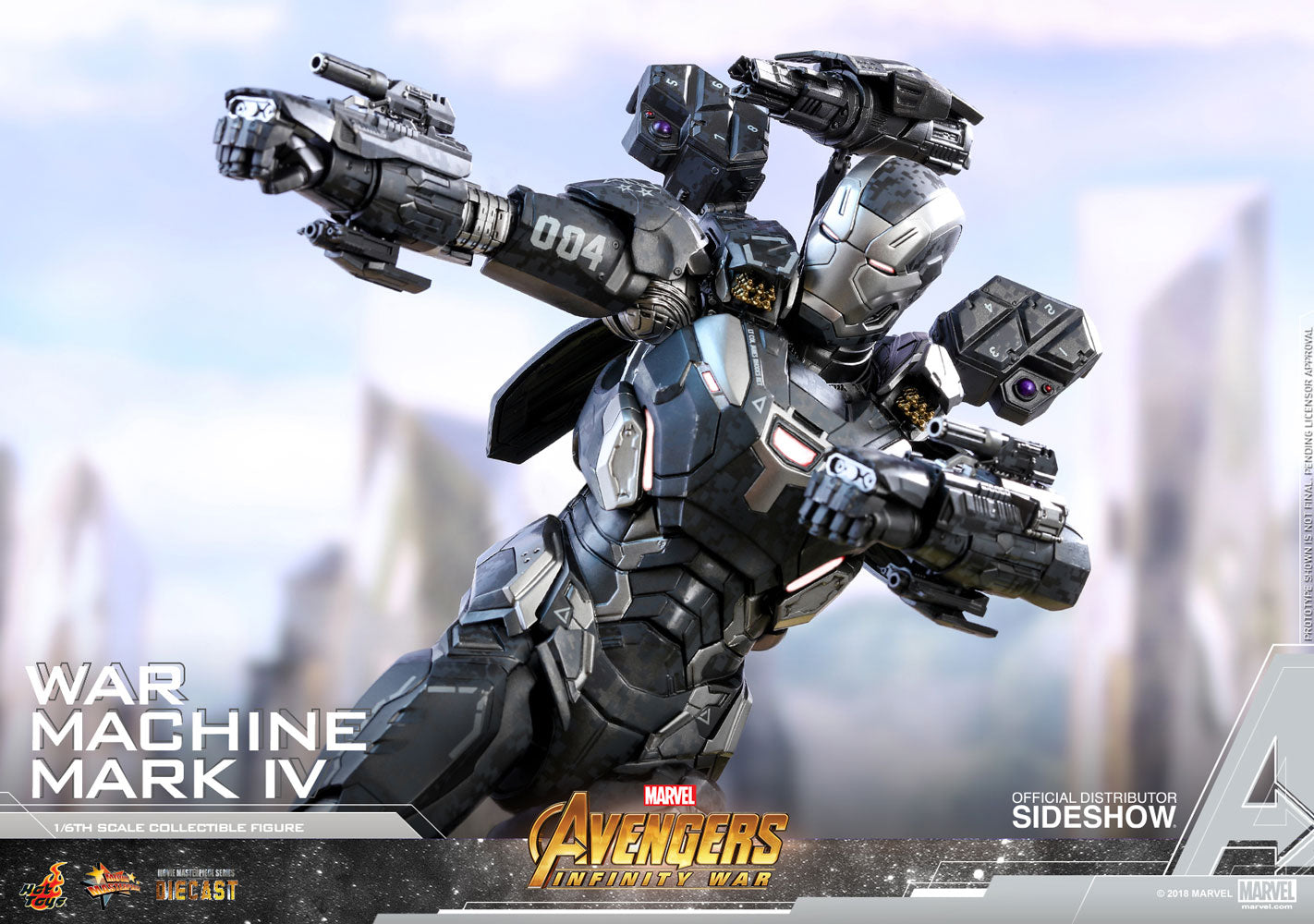 War Machine Mark IV Sixth Scale Figure (Hot Toys)