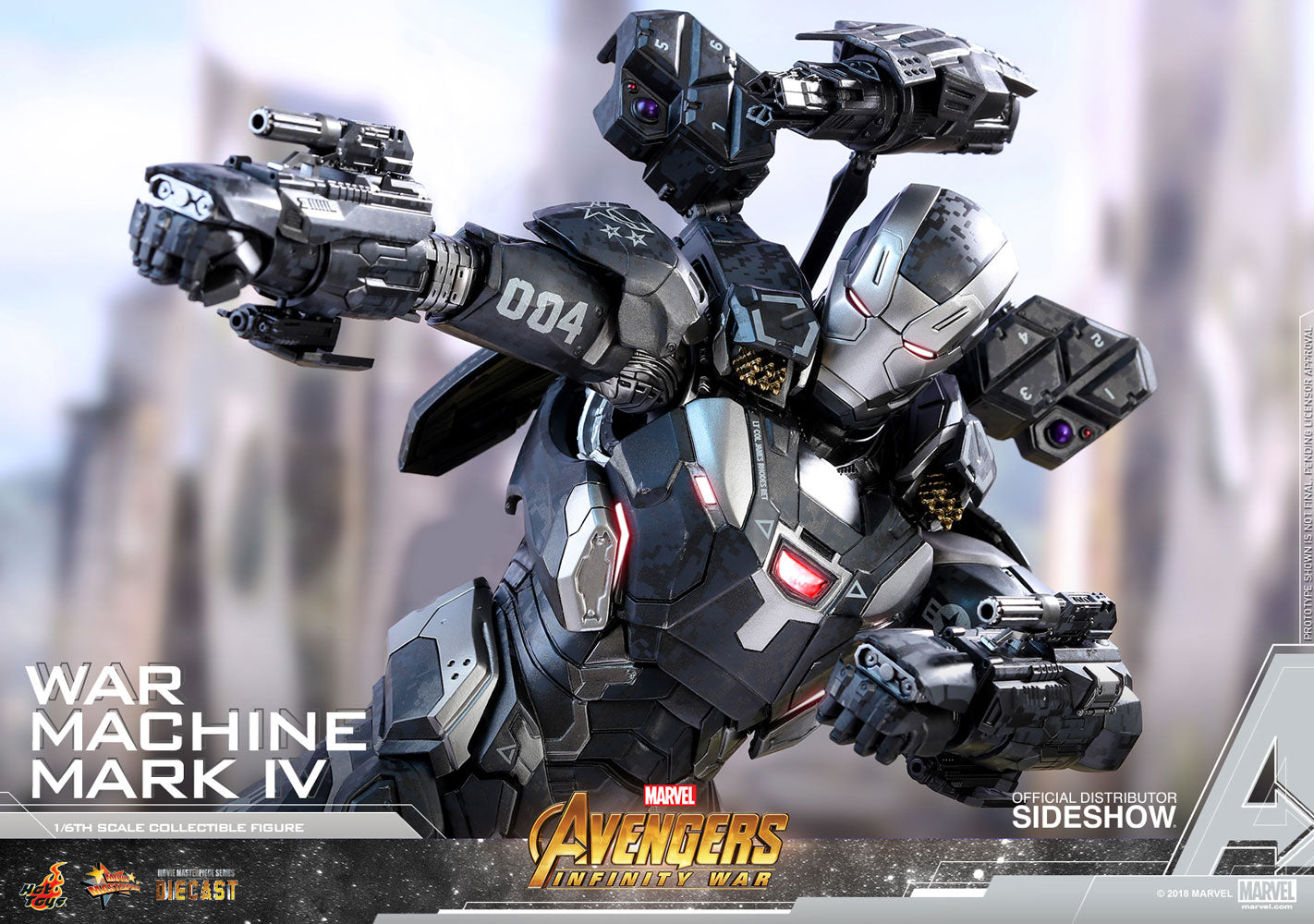 War Machine Mark IV Sixth Scale Figure (Hot Toys)