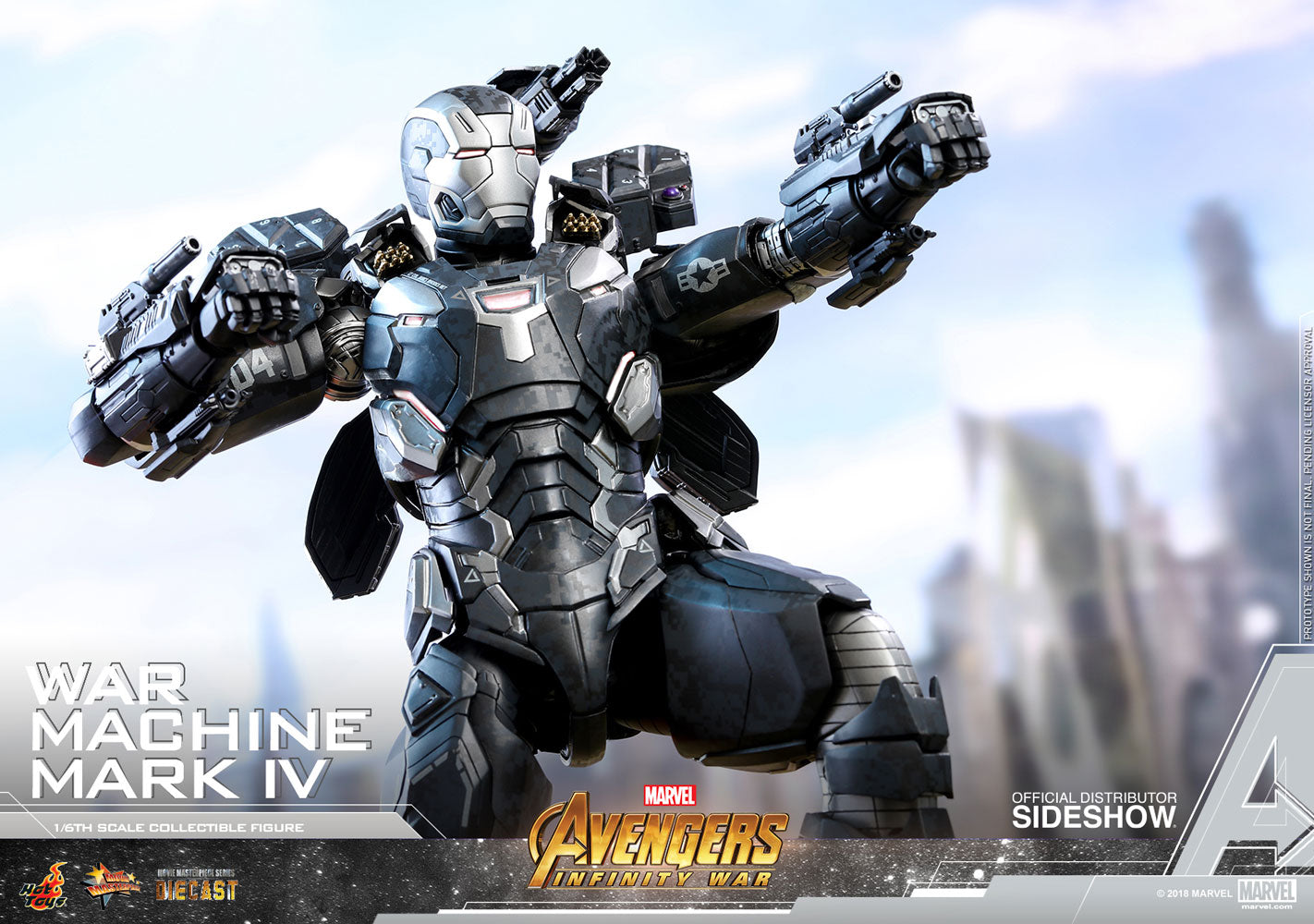 War Machine Mark IV Sixth Scale Figure (Hot Toys)