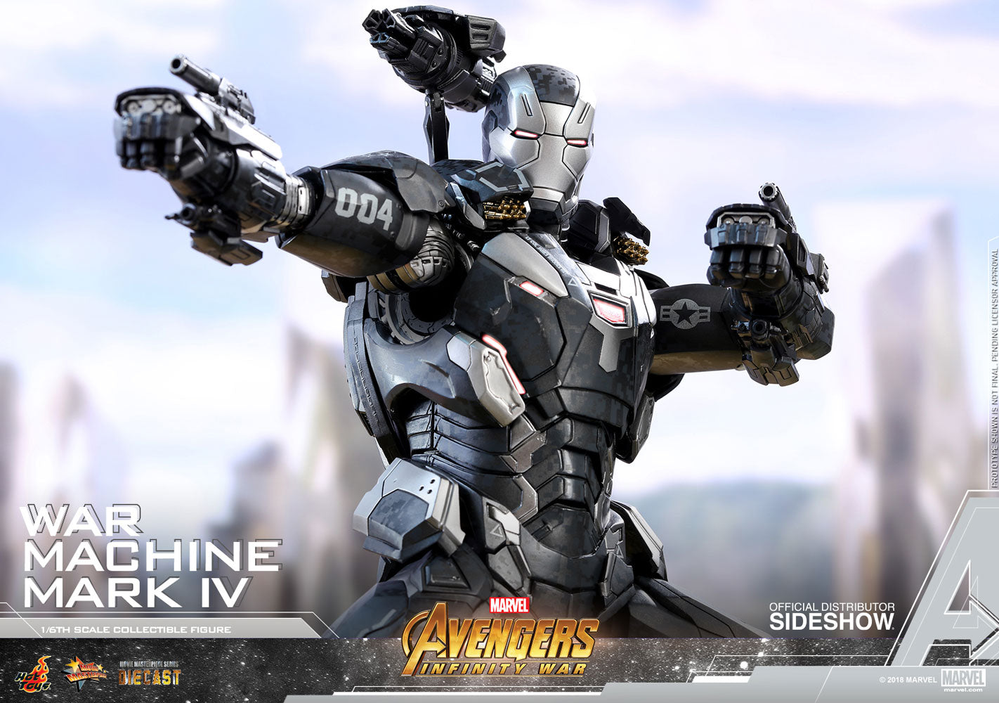 War Machine Mark IV Sixth Scale Figure (Hot Toys)