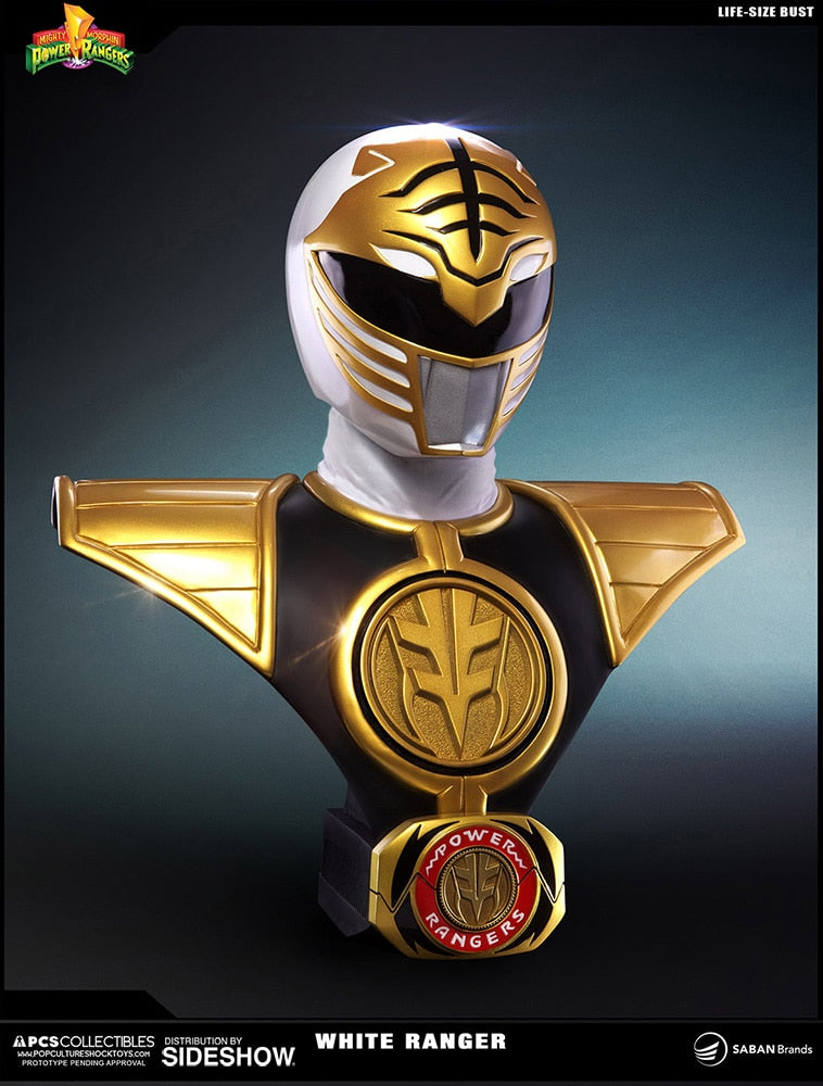 White Ranger Life Size Bust - Mighty Morphin' Power Rangers