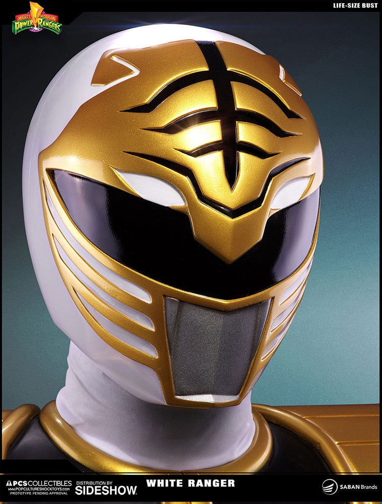 White Ranger Life Size Bust - Mighty Morphin' Power Rangers