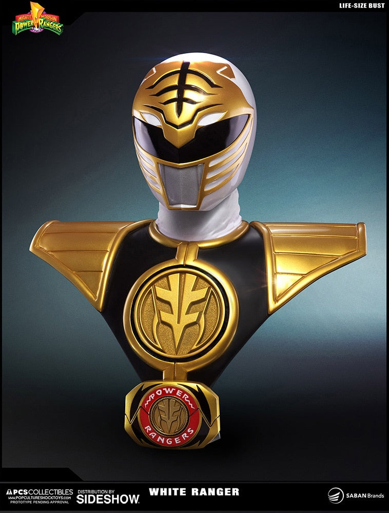 White Ranger Life Size Bust - Mighty Morphin' Power Rangers