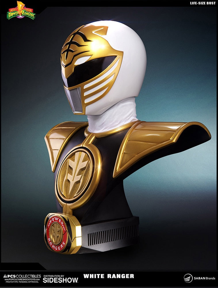 White Ranger Life Size Bust - Mighty Morphin' Power Rangers